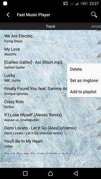 Fast Music Player screenshot 2