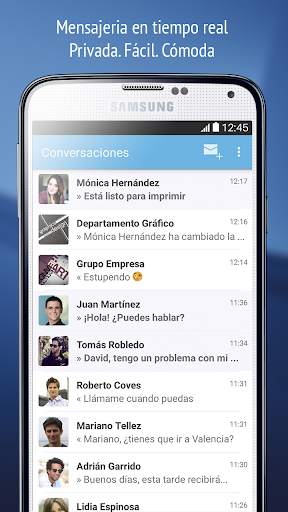 Query Messenger: Mensajería interna para empresas screenshot 1