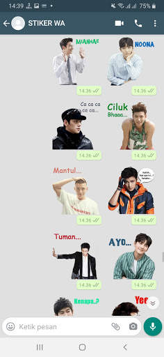 Sticker Wa OPPA Korea WAStickerApps screenshot 7