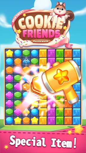 New Sweet Cookie Friends: Puzzle World screenshot 4