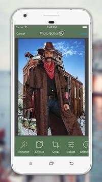 Cowboy Suit Photo Editor 4 تصوير الشاشة