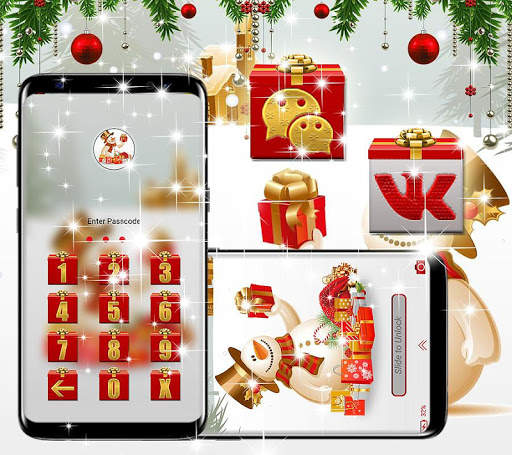 Christmas Gift Launcher Theme screenshot 4