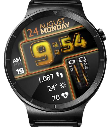 Roboxic HD WatchFace Widget Live Wallpaper screenshot 17
