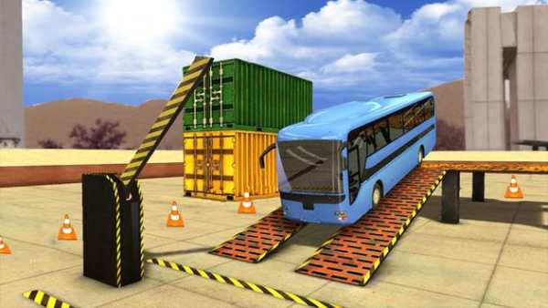 Real Coach Bus Parking Driving School 3D Simulator screenshot 2