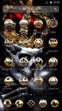 Gold Skull King Theme screenshot 2