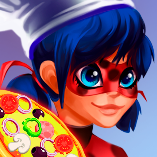 Miraculous Ladybug &amp; Cat Pizza icon