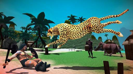 Lion Cheetah Wild Simulator screenshot 3