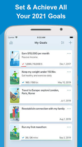 Goal Setting Tracker Planner screenshot 1