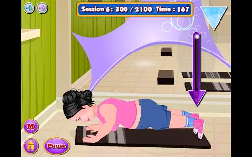 Fat To Slim Fitness Girl Game screenshot 8