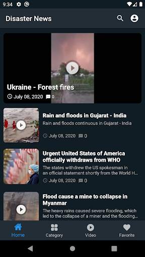 Disaster News screenshot 2