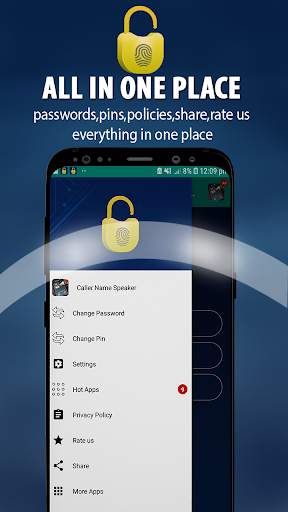 Fingerprint Lock ,Pattern lock,App Lock,Call lock screenshot 7