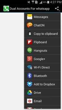 Multi accounts for whatsapp screenshot 2
