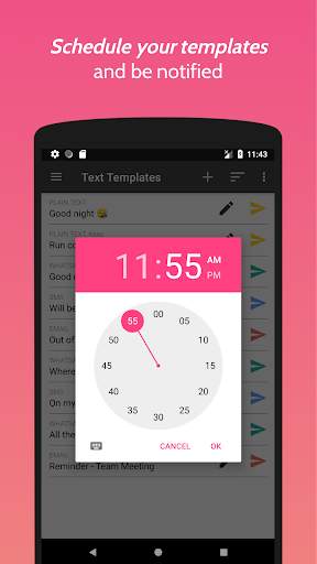 Text Templates - Templates and Message Scheduler скриншот 4