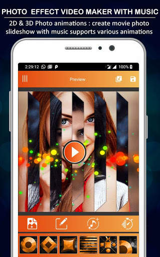 Photo Effect Animated Video Maker : Photo To Video скриншот 2