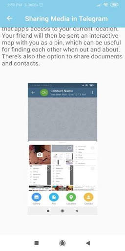 Telegram Guide screenshot 2