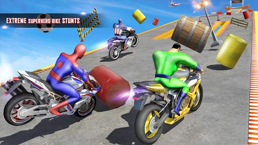 Superhero Bike Games Stunts screenshot 3