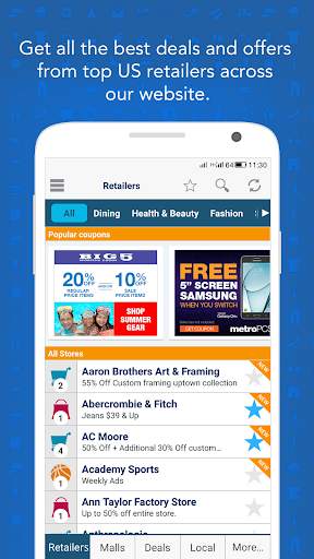 GeoQpons Shopping Coupons and Sales screenshot 1
