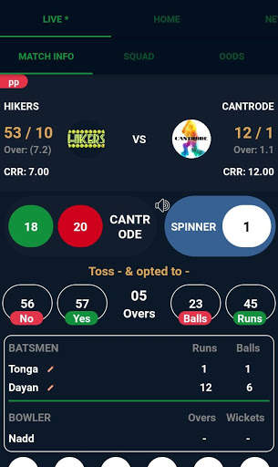 Cricket maza 11 live line screenshot 1