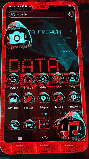 Dark Hacker Launcher Theme screenshot 3
