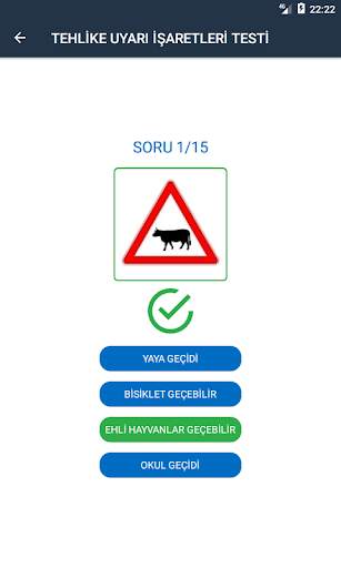 Trafik İşaretleri (Sınavlı) screenshot 7