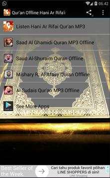 Hani Ar Rifai Quran Offline screenshot 1