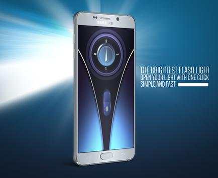 Super LED Bright Flashlight Compass screenshot 2