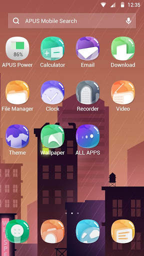Whisper-APUS Launcher theme screenshot 2
