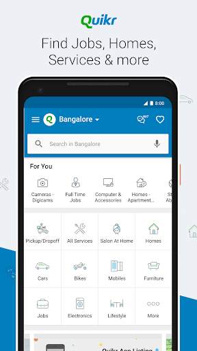 Quikr – Search Jobs, Mobiles,  screenshot 1