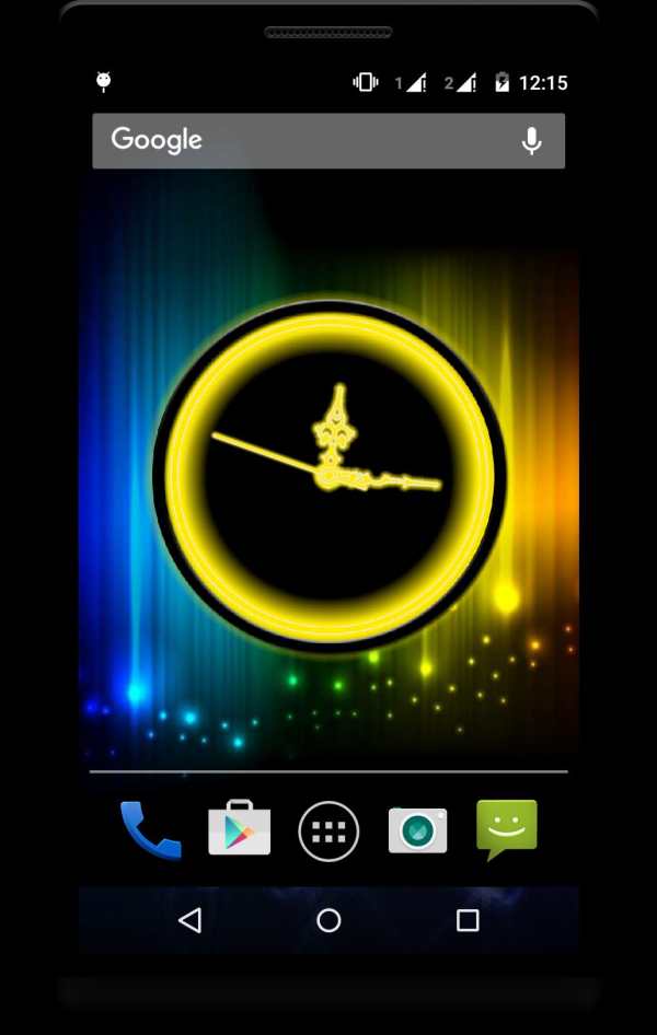 Glowing Clock Live Wallaper screenshot 8