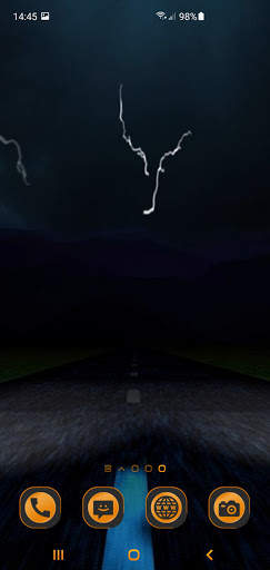 Night Storm Driving Live Wallpaper screenshot 2