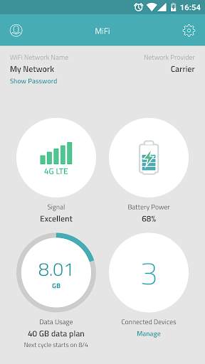 MiFi screenshot 1