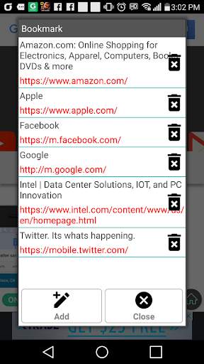 Gravity Browser - Auto Scroll Web Page screenshot 3