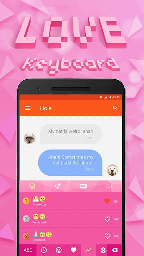 Love Emoji Keyboard Theme for Valentine's Day screenshot 3