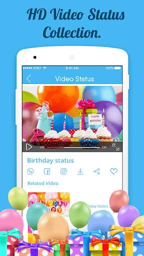 Birthday Video Songs Status - MV Video Maker screenshot 4