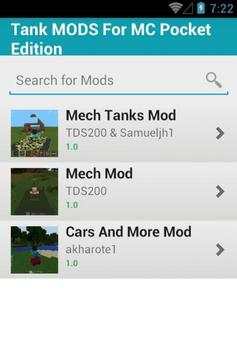 Tank MODS For MC PocketE screenshot 2