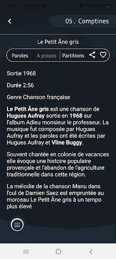 CANTO mon carnet de chants screenshot 4