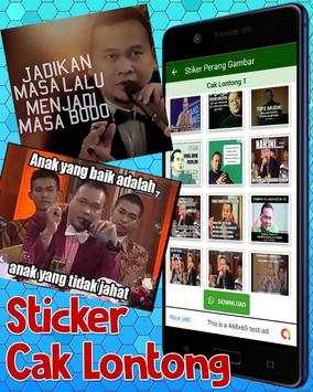 Wa Stiker Lucu Cak Lontong Meme WaStickersapps screenshot 3