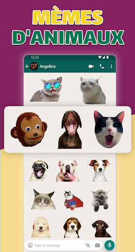 Stickers Animaux WASticker screenshot 2