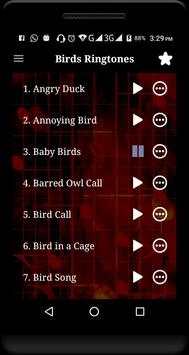 Birds Ringtones स्क्रीनशॉट 1