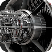 Jet Engine Turbine Live WP أيقونة