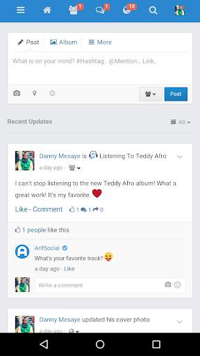 ArifSocial - Ethiopian Social Network screenshot 3