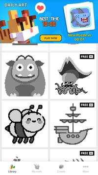 Shark Coloring By Number-Pixel Art screenshot 3
