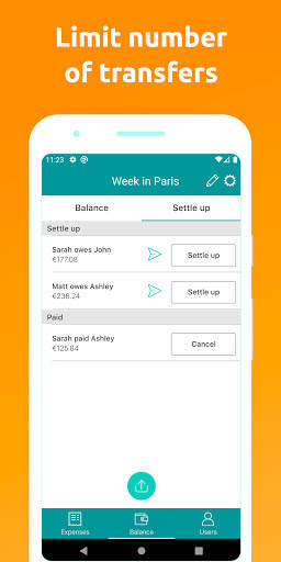 Split expenses - I owe you app (IOU). screenshot 3