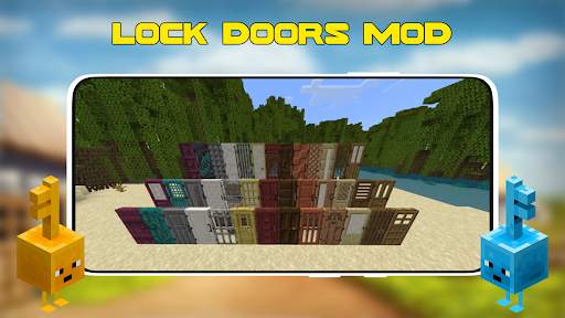 Lock Doors Mod For Minecraft screenshot 1