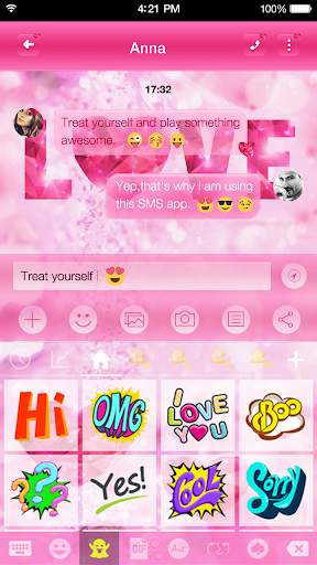 Love Emoji Keyboard Theme screenshot 3