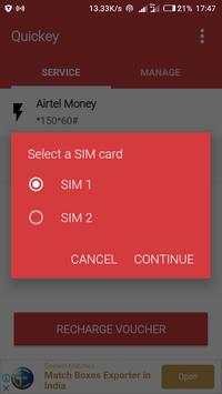 Quickey - USSD Menu Browser & Airtime Card Scanner screenshot 2