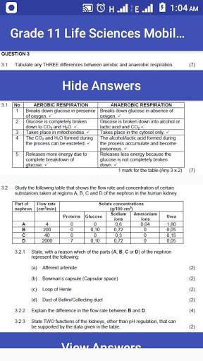 Grade 11 Life Sciences Mobile Application screenshot 5