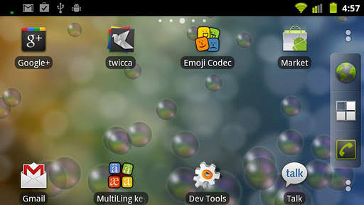 Bubbles live wallpaper screenshot 2