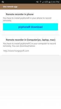 Remote Recorder screenshot 2