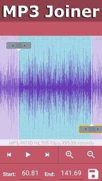 MP3 Cutter and Joiner editor screenshot 2
